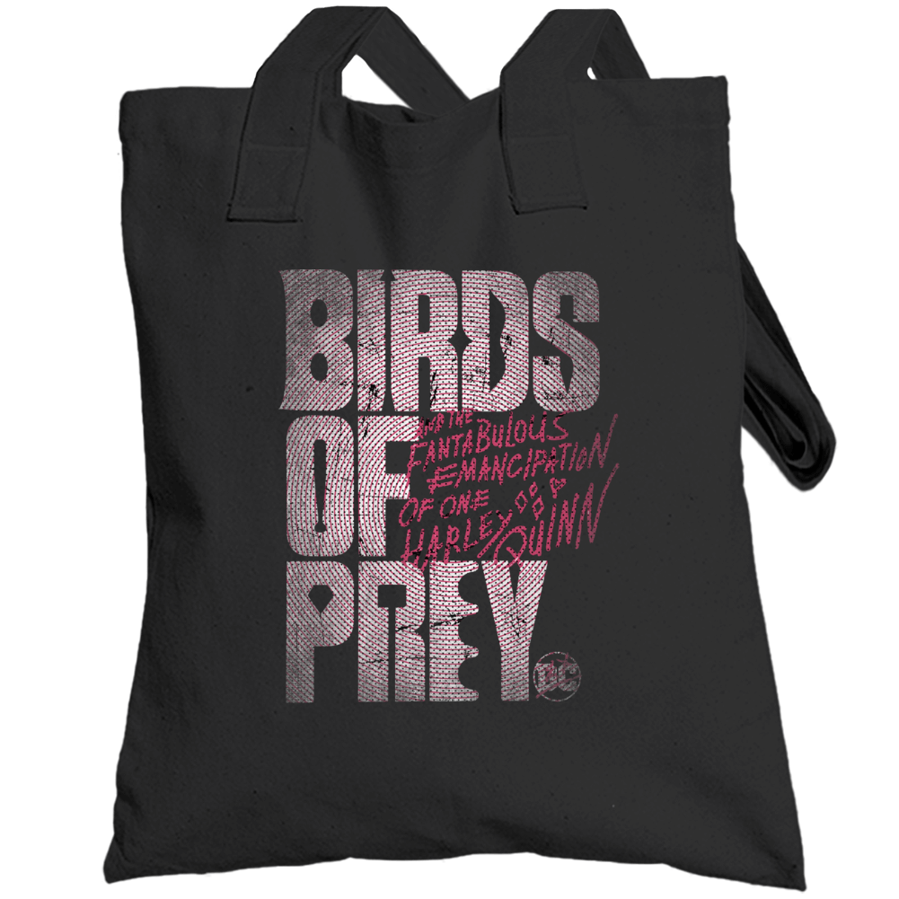 Birds Of Prey Movie Dc Harley Quinn Fan Totebag