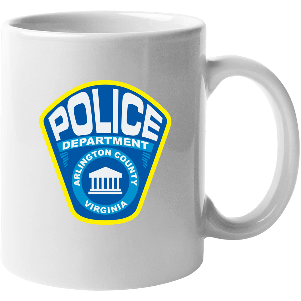 Arlington Virginia Police Dept Cop Coffee Cup Mug