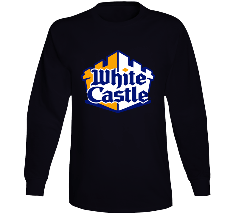 White Castle Burgers Favorite Fast Food Restaurant Fan Long Sleeve