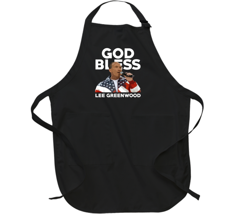 God Bless Lee Greenwood Country Music Singer Usa Legend Apron