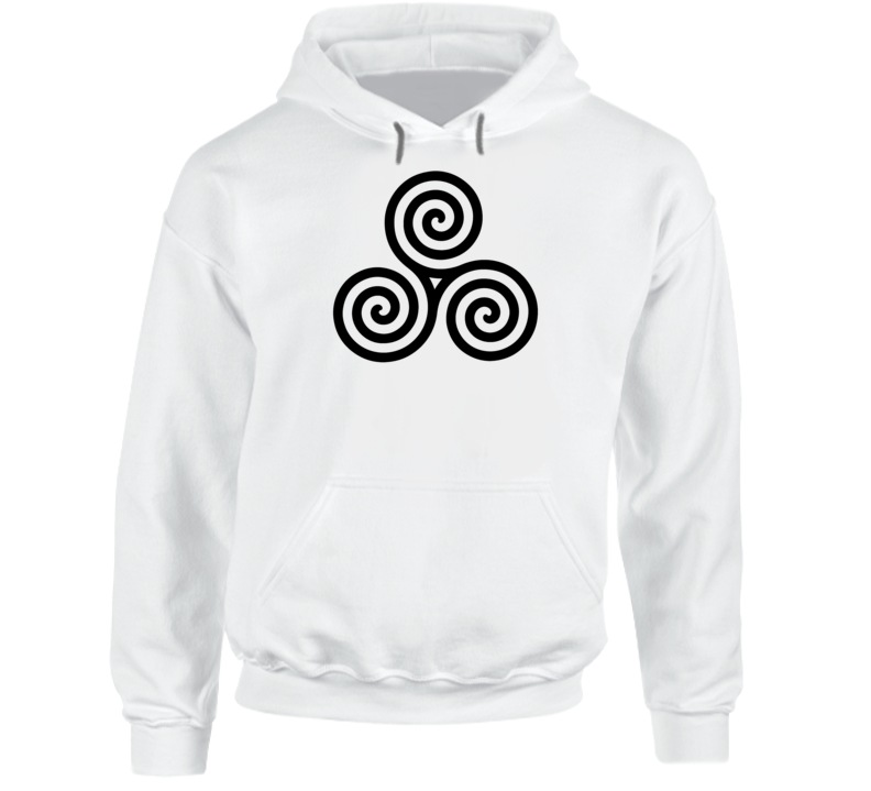 Celtic Spiral Knot Trinity Eternal Life Symbol Hoodie