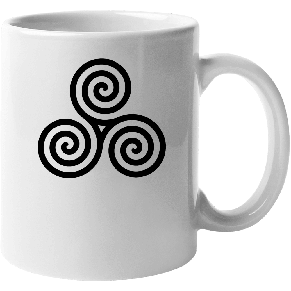 Celtic Spiral Knot Trinity Eternal Life Symbol Mug