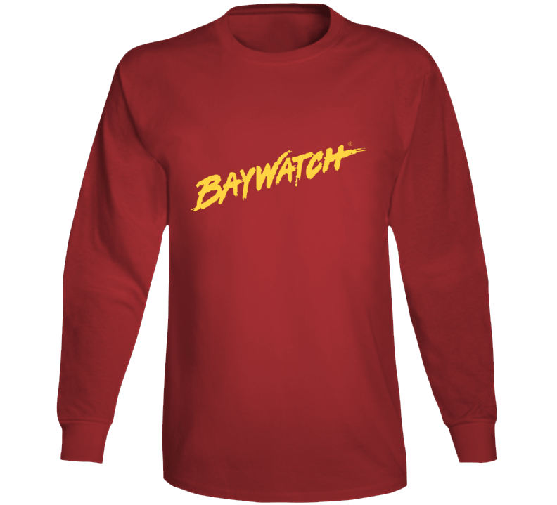 Baywatch Tv Beach L A Cali Lifeguard Long Sleeve