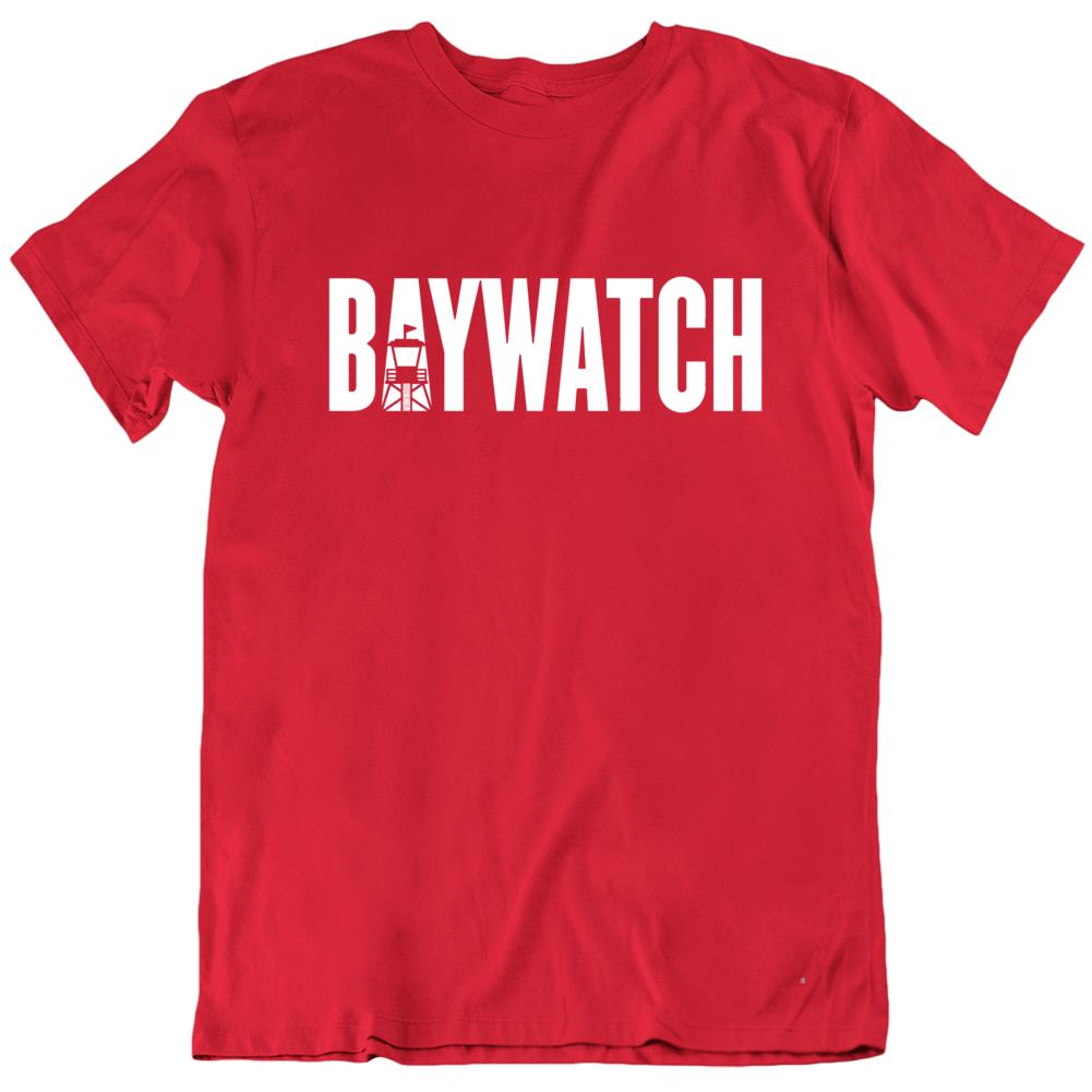 Baywatch Tv Beach L A California Usa Lifeguard T Shirt