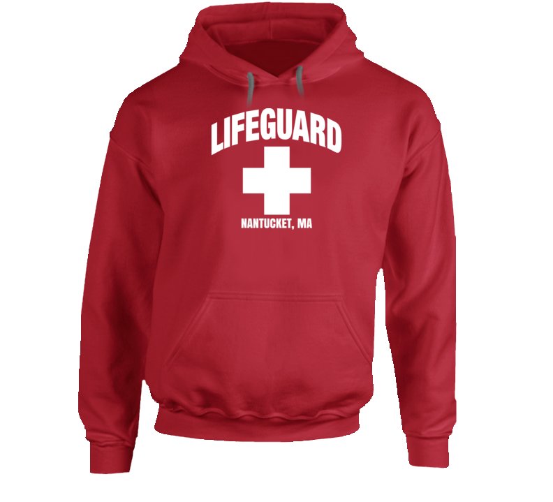 Lifeguard Nantucket Ma Beach Hoodie