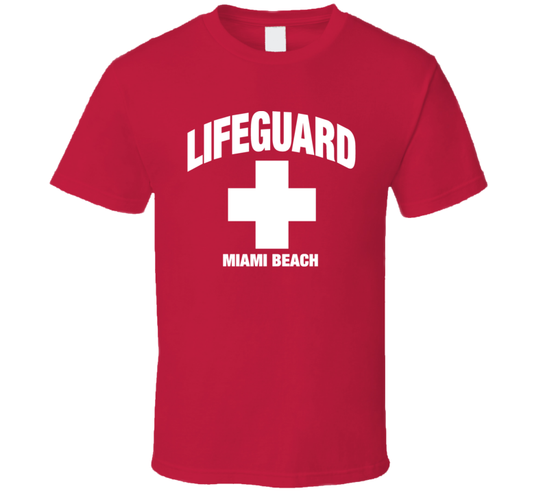 Lifeguard Miami Beach T Shirt