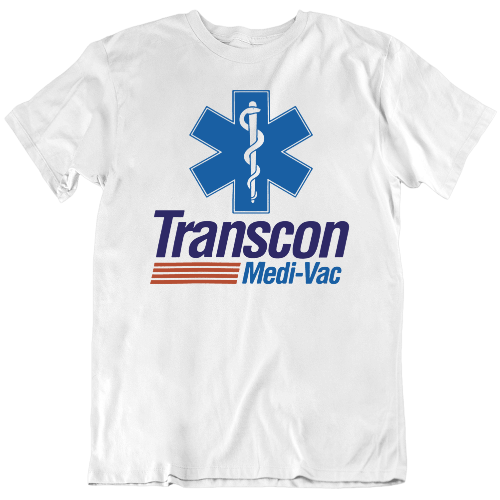 Transcon Medi Vac Cannonball Run Funny Movie Fan T Shirt