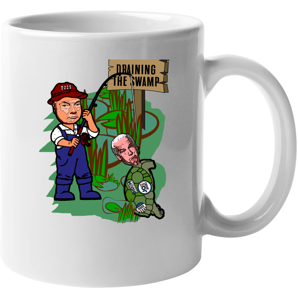 Trump Draining The Swamp Biden Usa Politics Support Mug