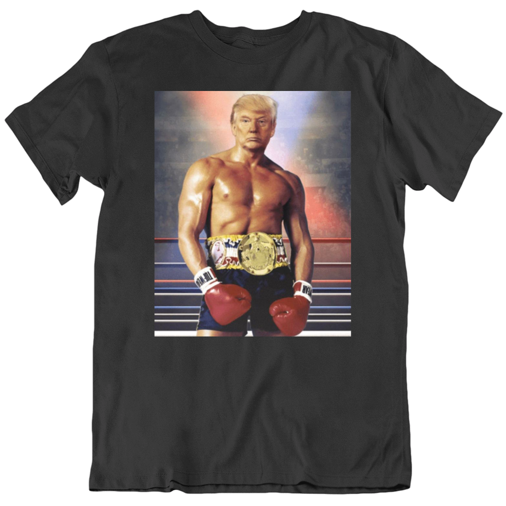 Donald Tump Rocky Parody Funny Usa Republican T Shirt