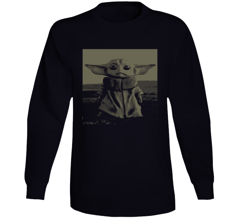 Baby Yoda Exclusive Star Wars Mandalorian Fan Long Sleeve