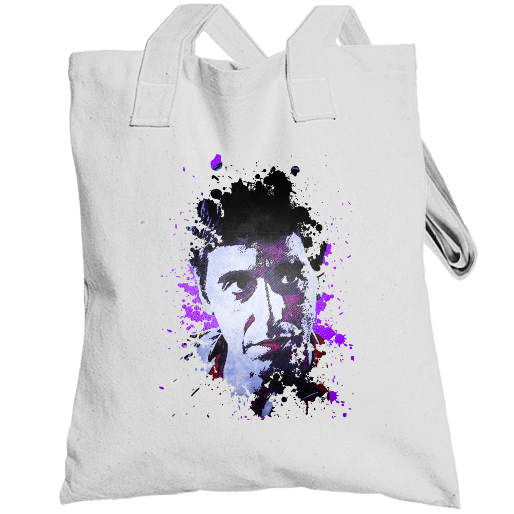 Exclusive Scarface Tony Montana Al Pacino Classic Gangster Movie Totebag