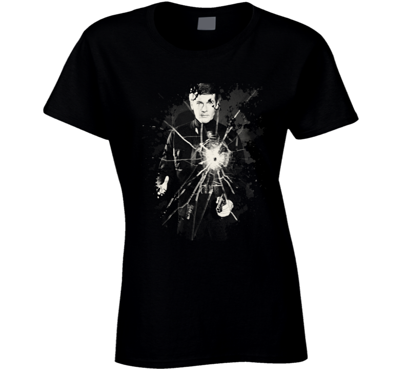 James Bond Roger Moore 007 Exclusive Fan Ladies T Shirt