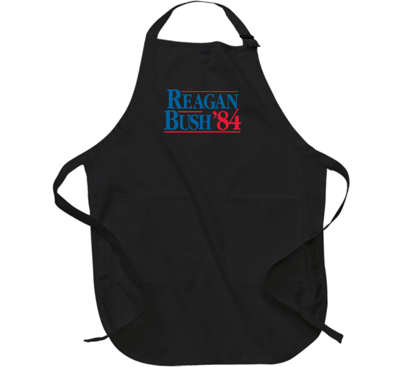 Reagan Bush 84 Usa President Vote Election Sign Apron