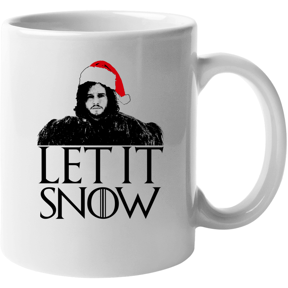 Let It Snow Jon Funny Parody Got Fan Christmas White Mug