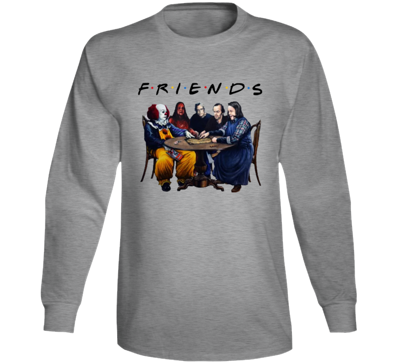 Stephen King Friends Funny Horror Fan Parody Long Sleeve