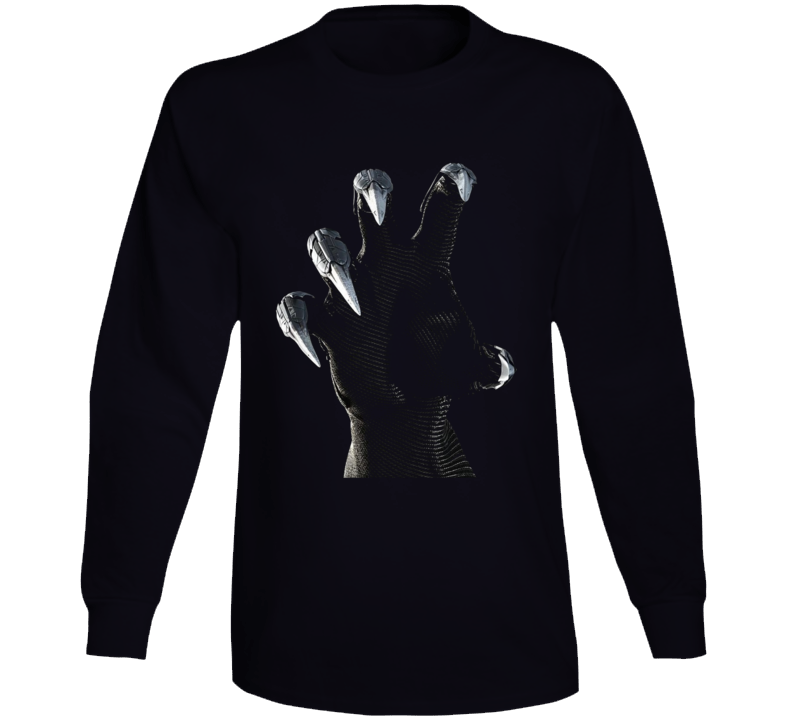 Black Panther Claw Super Hero Comic Book Movie Long Sleeve