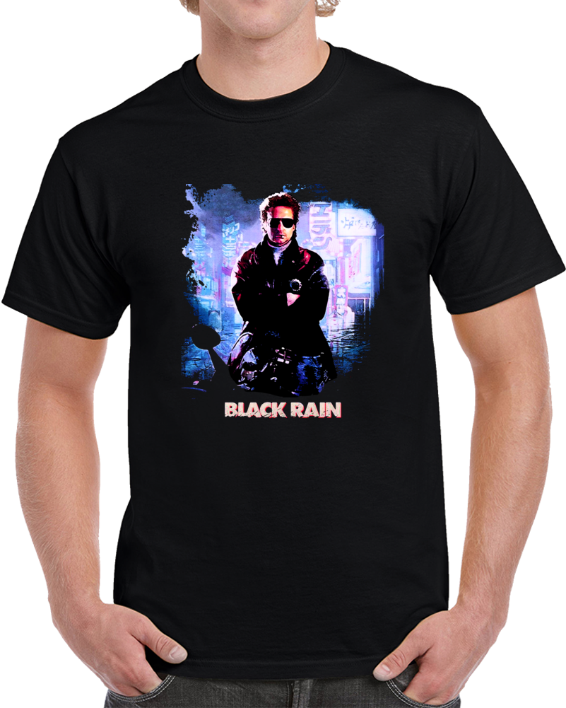 Black Rain Michael Douglas Movie Japan Fan T Shirt