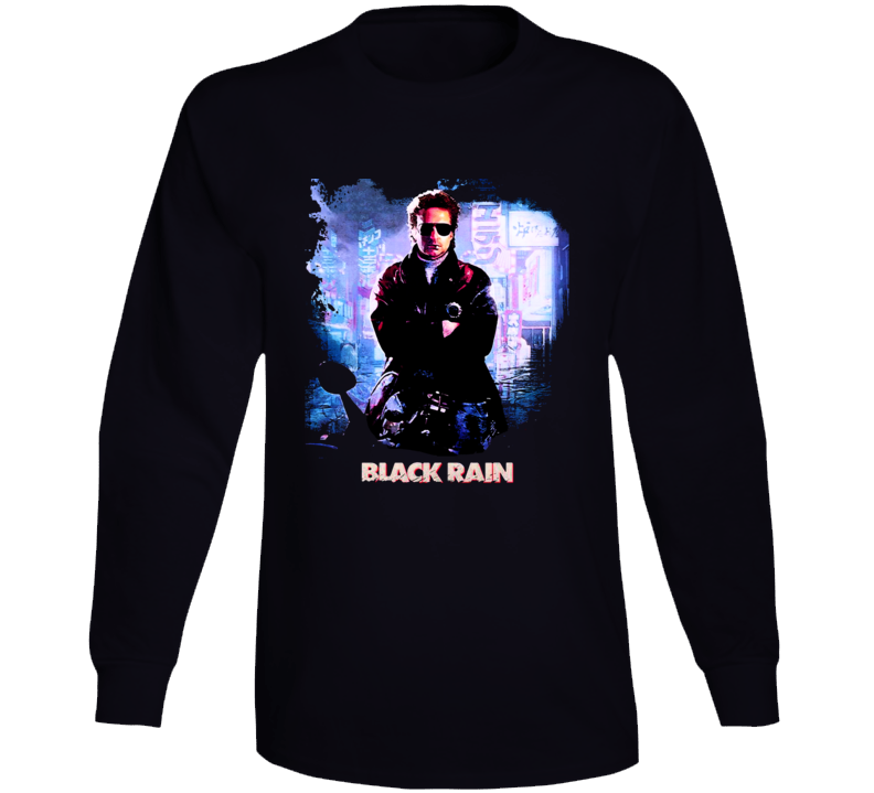 Black Rain Michael Douglas Movie Japan Fan Long Sleeve