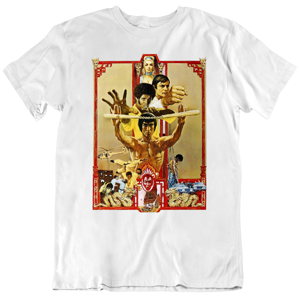 Enter The Dragon 1973 Bruce Lee Kung Fu Hong Kong Action Movie Fan T Shirt