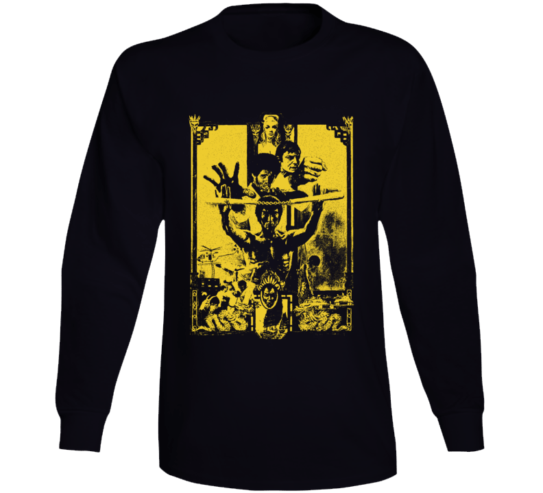 Enter The Dragon 1973 Bruce Lee Kung Fu Hong Kong Movie Fan Long Sleeve