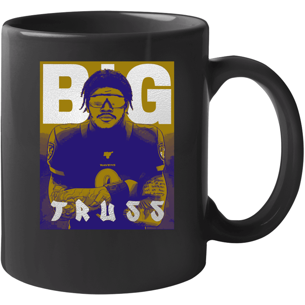 Big Truss Balitmore Football Fan Team Support Mug