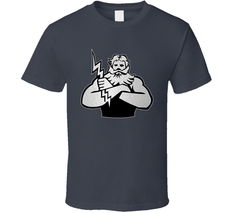 Power Of Zeus Greek Myth Gym Workout Gear T Shirt