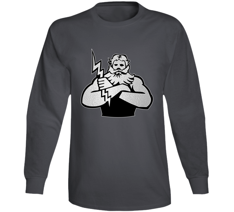 Power Of Zeus Greek Myth Gym Workout Gear Long Sleeve