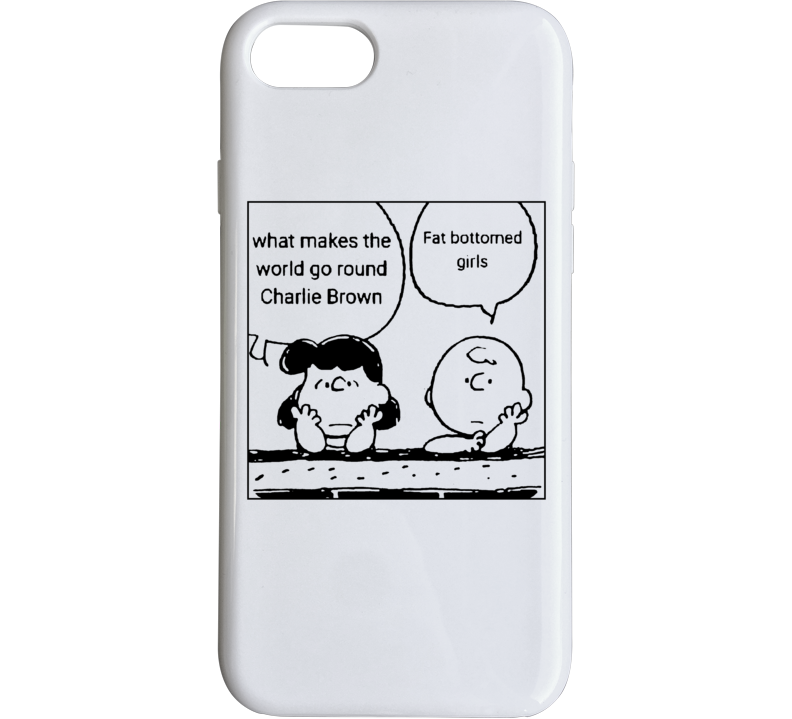 Peanuts Charlie Brown Parody Funny Cartoon Phone Case