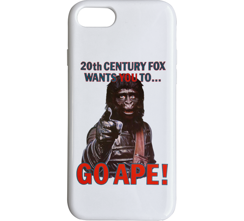 Planet Of The Apes 70s Movie Go Ape Promo Trending Fan Parody Phone Case