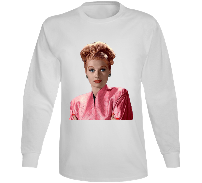 Lucille Ball I Love Lucy Icon Tv Actress Fan Long Sleeve