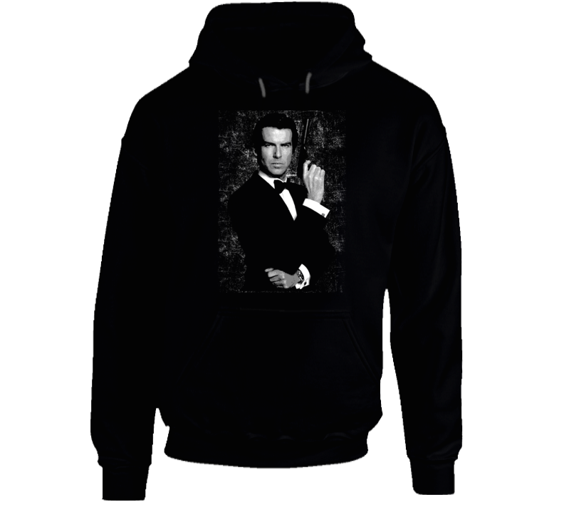 James Bond Pierce Brosnan 90s Movie Oo7 Fan Hoodie