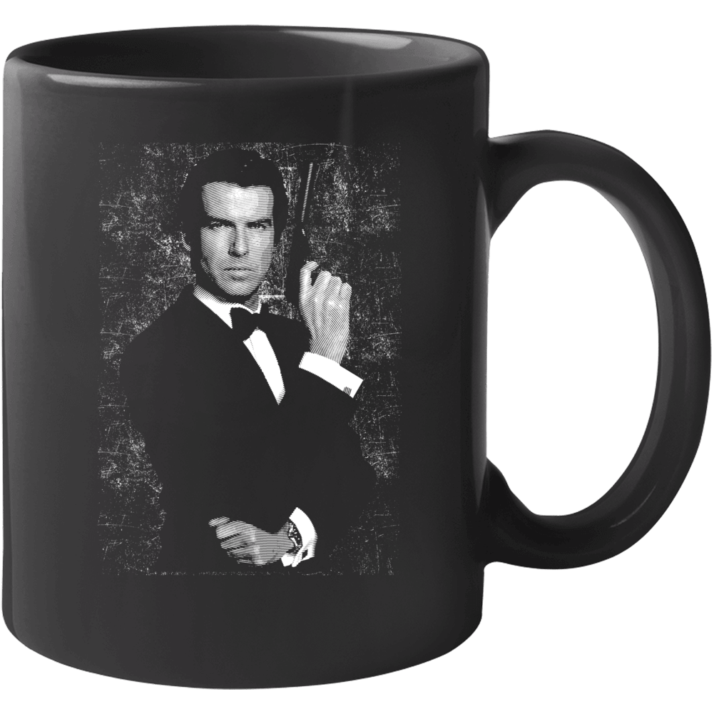 James Bond Pierce Brosnan 90s Movie Oo7 Fan Mug