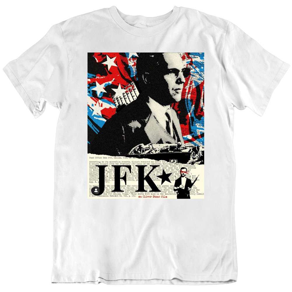 Jfk Oliver Stone Movie Kevin Costner Fan T Shirt