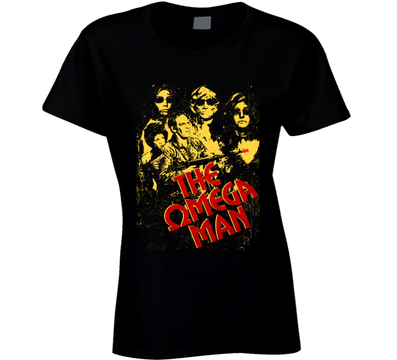 Omega Man Charlton Heston 70s Classic Movie Fan Ladies T Shirt