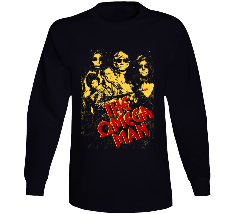 Omega Man Charlton Heston 70s Classic Movie Fan Long Sleeve