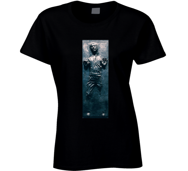 Han Solo Carbonite Star Wars Empire Strikes Back Movie Fan Ladies T Shirt