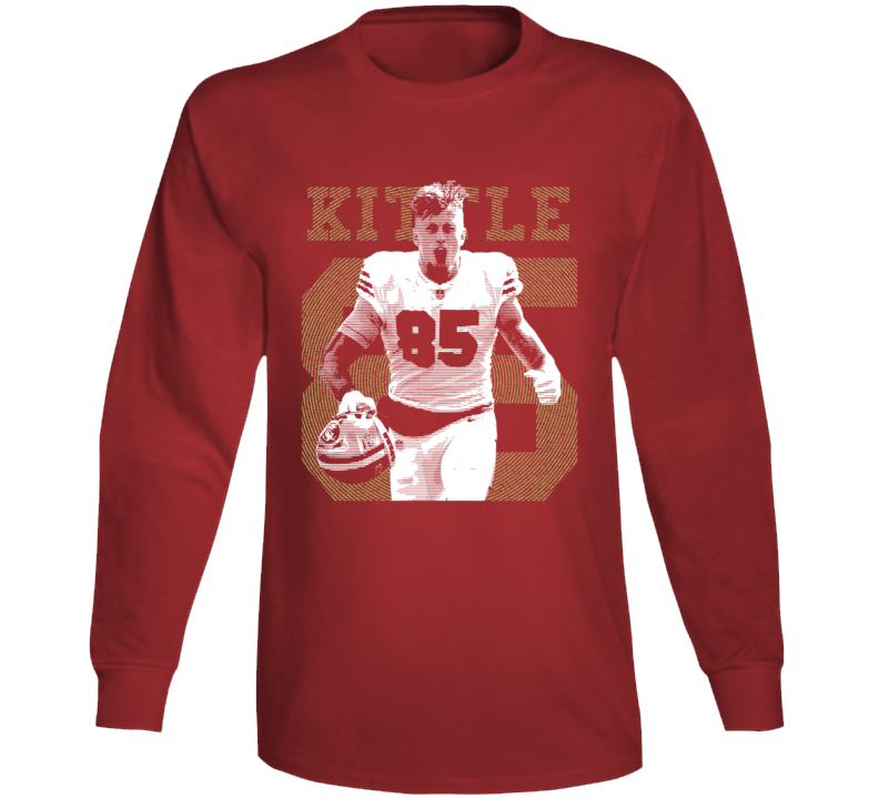 George Kittle San Fran Football Star Fan Long Sleeve