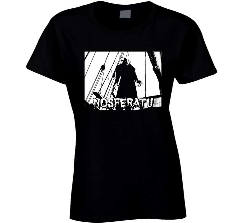 Nosferatu Dracula Vampire Cult Horror Movie Fan Ladies T Shirt