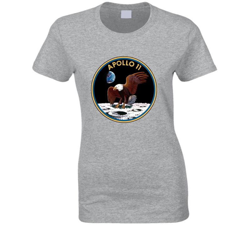 Apollo 11 Nasa Usa Science Space Ladies T Shirt