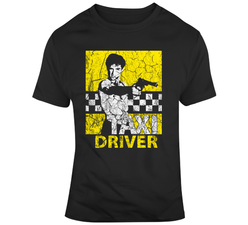 Taxi Driver 1976 Travis Bickle De Niro 70s Movie Fan T Shirt