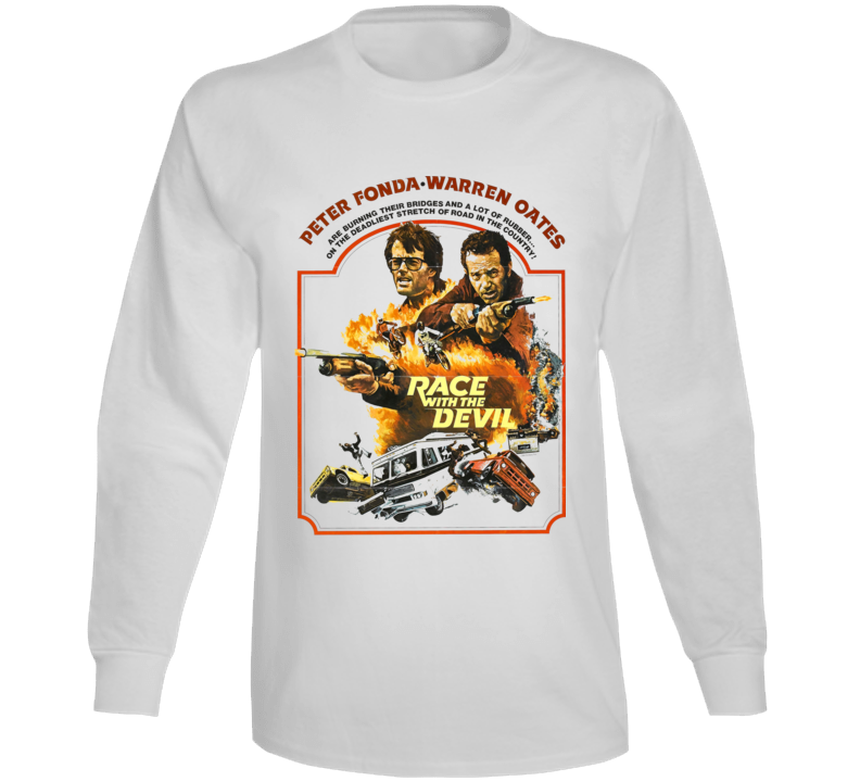 Race With The Devil Movie Peter Fonda Fan Poster Long Sleeve