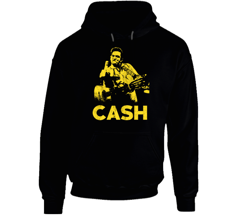 Johnny Cash Finger Country Music Nashville Fan Hoodie