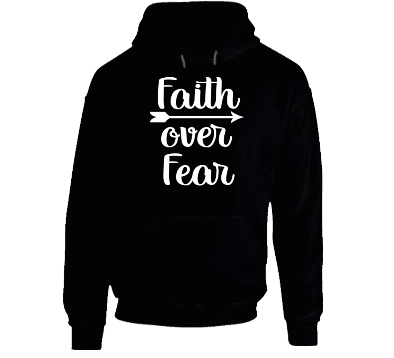 Faith Over Fear Christian Women God Hoodie