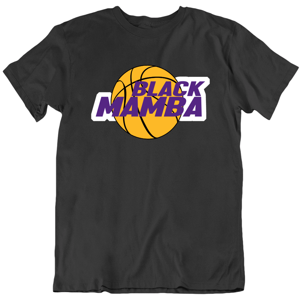 Kobe Bryant Black Mamba Basketball T Shirt