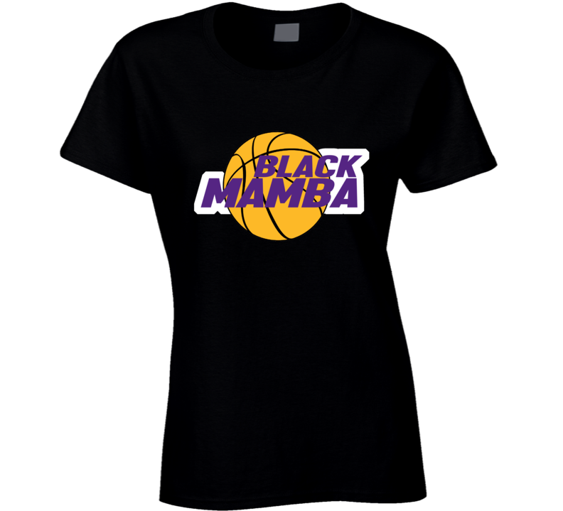 Kobe Bryant Black Mamba Basketball Ladies T Shirt