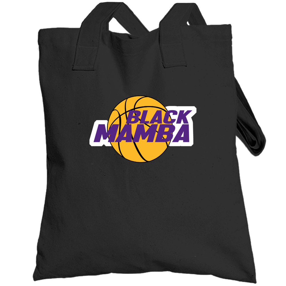 Kobe Bryant Black Mamba Basketball Totebag