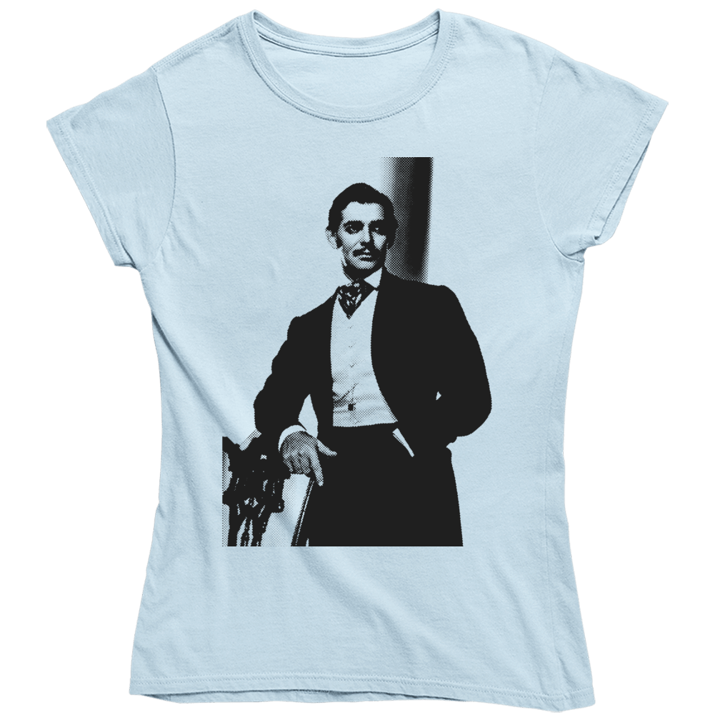 Clark Cable Rhett Butler Gone With The Wind Fan Movie Ladies T Shirt