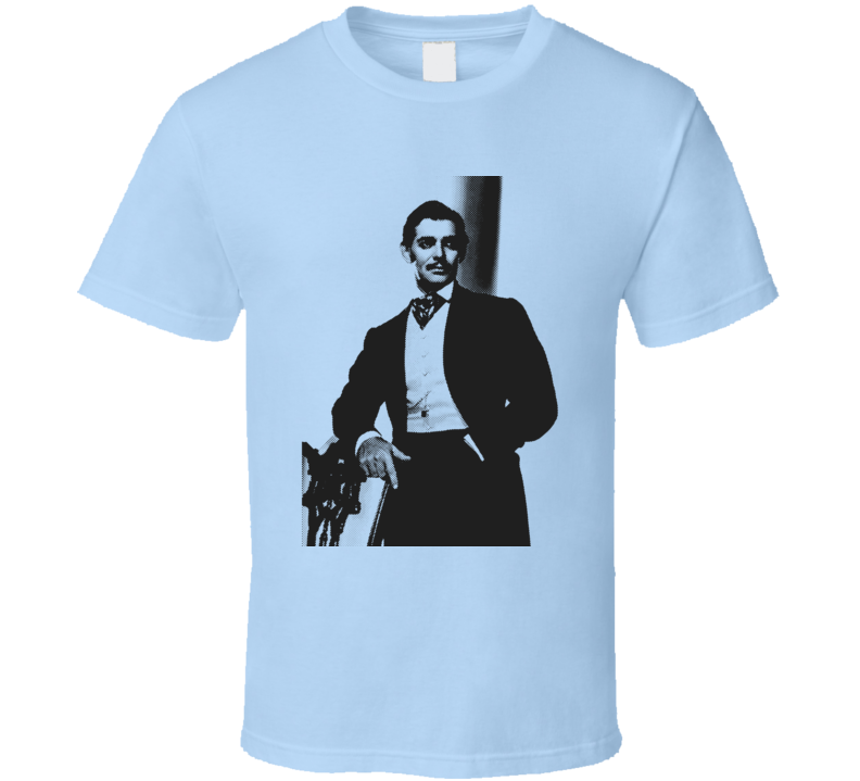 Clark Cable Rhett Butler Gone With The Wind Fan Movie T Shirt