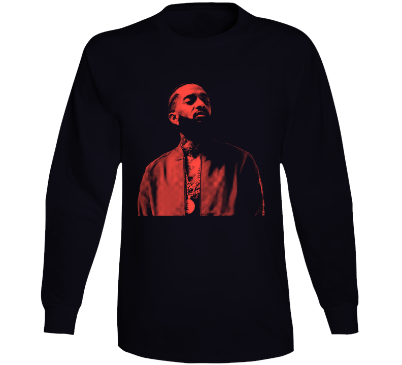 Nipsey Hussle Hip Hop Rap West Coaast Fan Long Sleeve