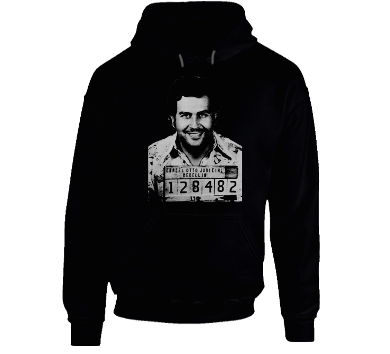 Pablo Escobar Columbian Legend Mugshot Hoodie